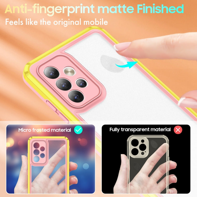 For Samsung Galaxy A52 5G / 4G Bright Skin Feel PC + TPU Protective Phone Case