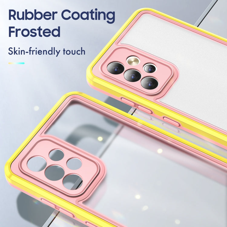 For Samsung Galaxy A52 5G / 4G Bright Skin Feel PC + TPU Protective Phone Case