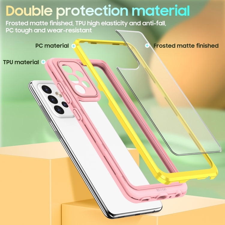 For Samsung Galaxy A52 5G / 4G Bright Skin Feel PC + TPU Protective Phone Case