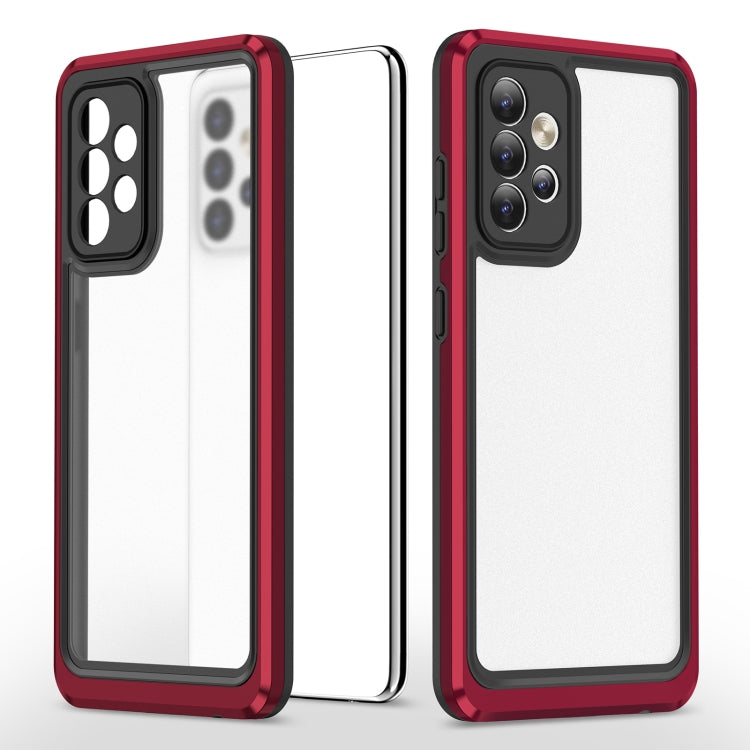 For Samsung Galaxy A52 5G / 4G Bright Skin Feel PC + TPU Protective Phone Case