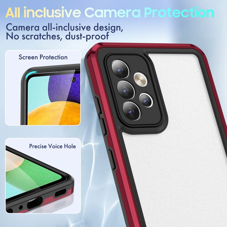 For Samsung Galaxy A52 5G / 4G Bright Skin Feel PC + TPU Protective Phone Case