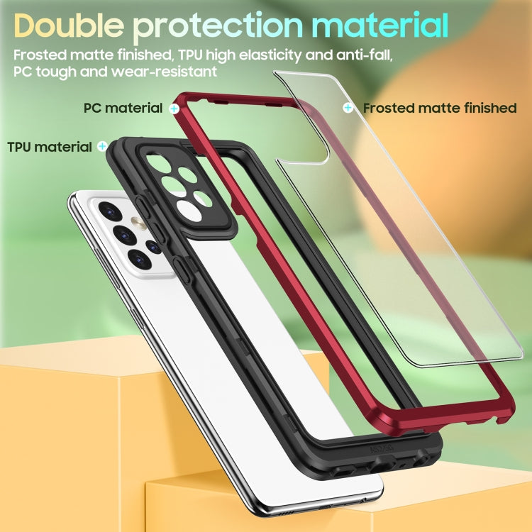 For Samsung Galaxy A52 5G / 4G Bright Skin Feel PC + TPU Protective Phone Case