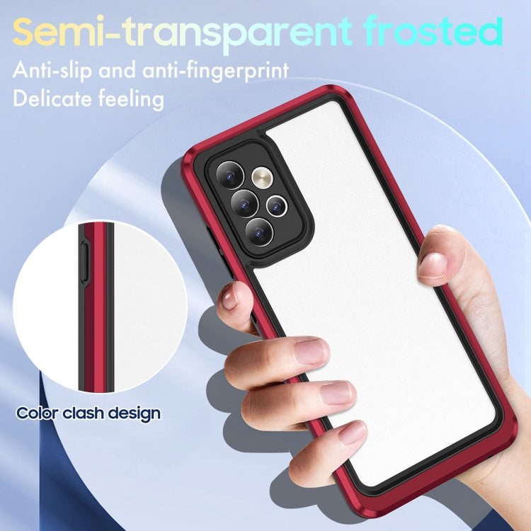 For Samsung Galaxy A52 5G / 4G Bright Skin Feel PC + TPU Protective Phone Case