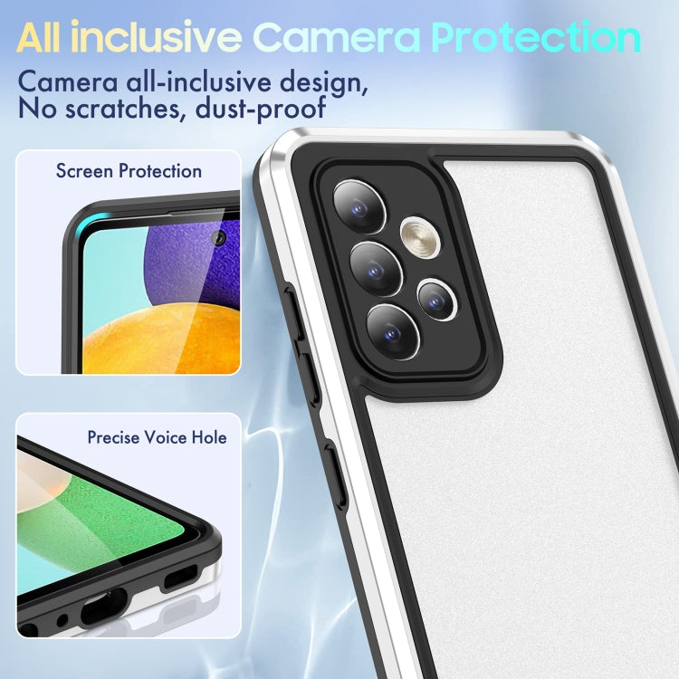 For Samsung Galaxy A52 5G / 4G Bright Skin Feel PC + TPU Protective Phone Case