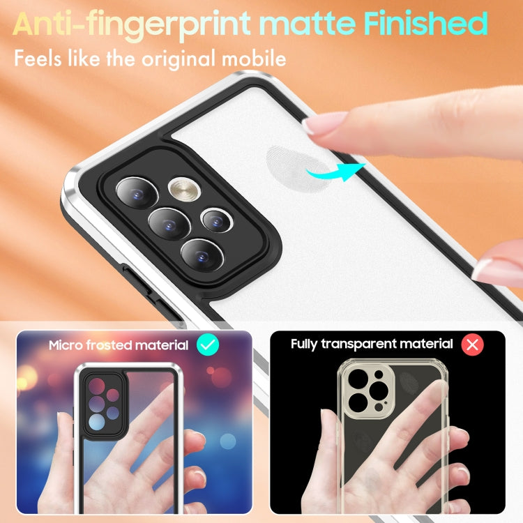 For Samsung Galaxy A52 5G / 4G Bright Skin Feel PC + TPU Protective Phone Case