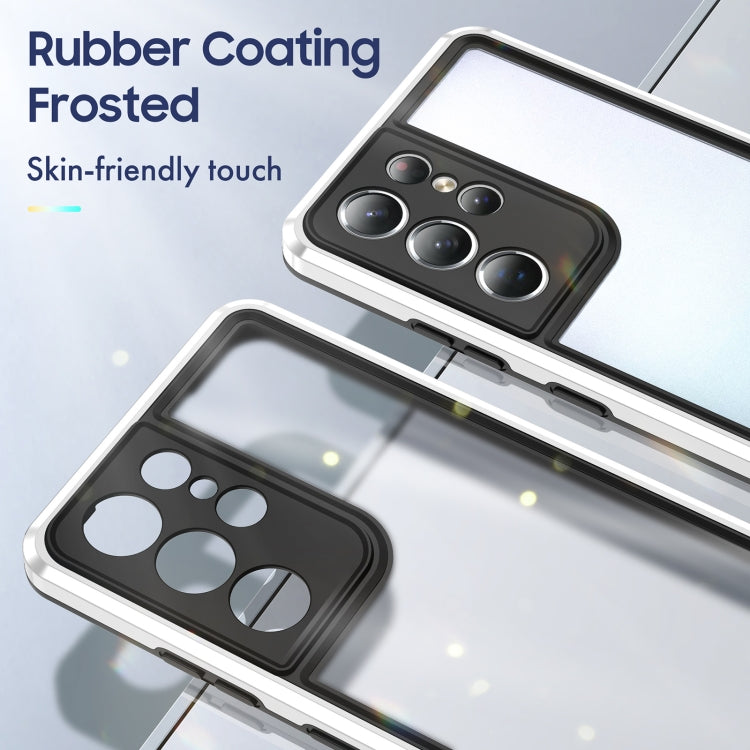 For Samsung Galaxy S21 Ultra 5G Bright Skin Feel PC + TPU Protective Phone Case