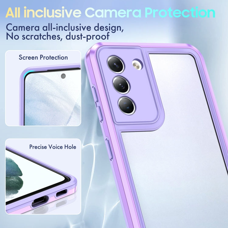 For Samsung Galaxy S21 5G Bright Skin Feel PC + TPU Protective Phone Case