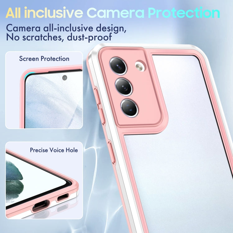 For Samsung Galaxy S21 5G Bright Skin Feel PC + TPU Protective Phone Case