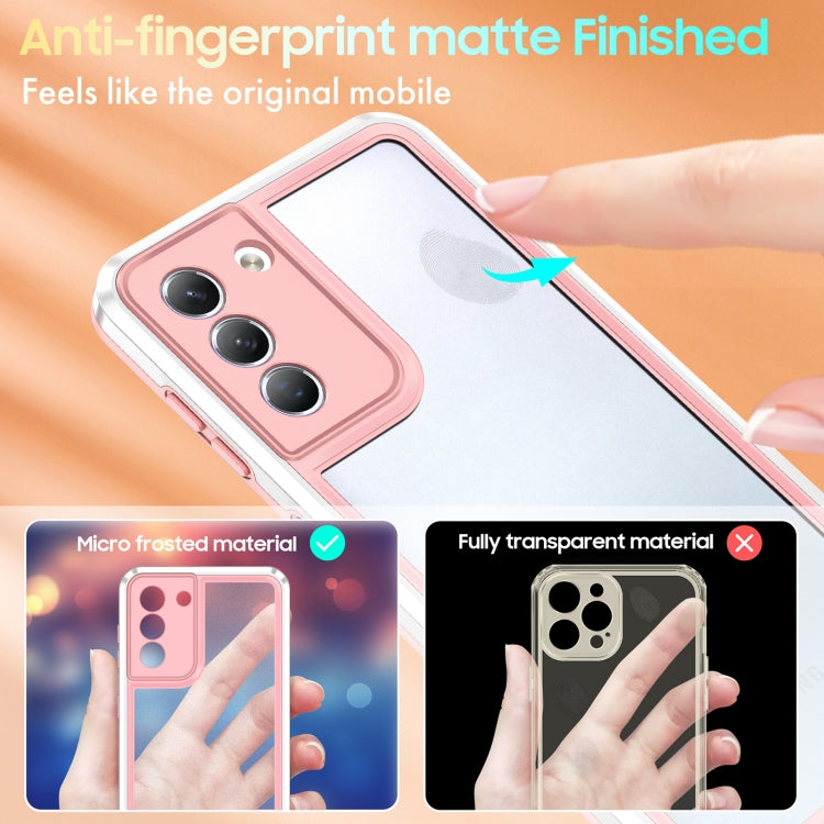 For Samsung Galaxy S21 5G Bright Skin Feel PC + TPU Protective Phone Case