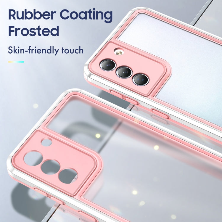 For Samsung Galaxy S21 5G Bright Skin Feel PC + TPU Protective Phone Case