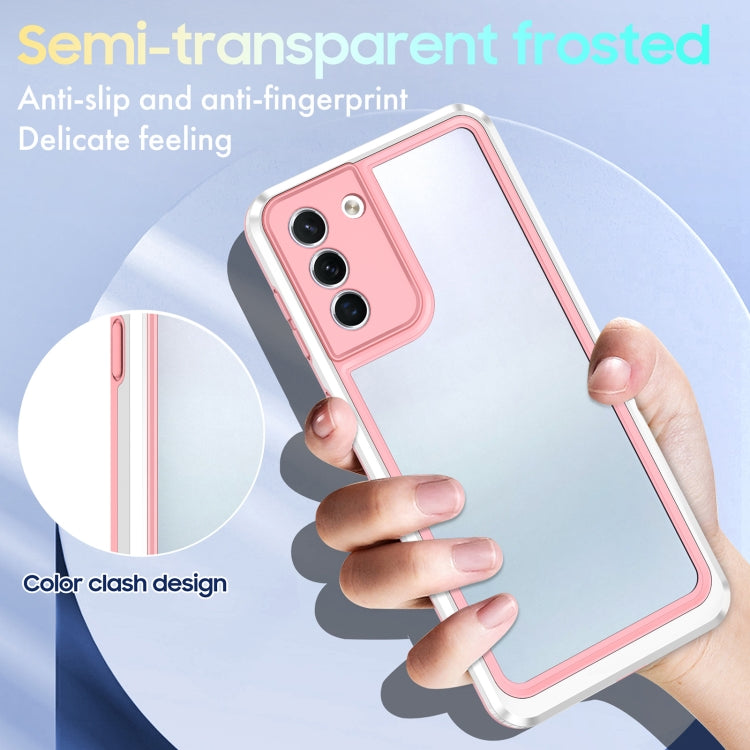 For Samsung Galaxy S21 5G Bright Skin Feel PC + TPU Protective Phone Case