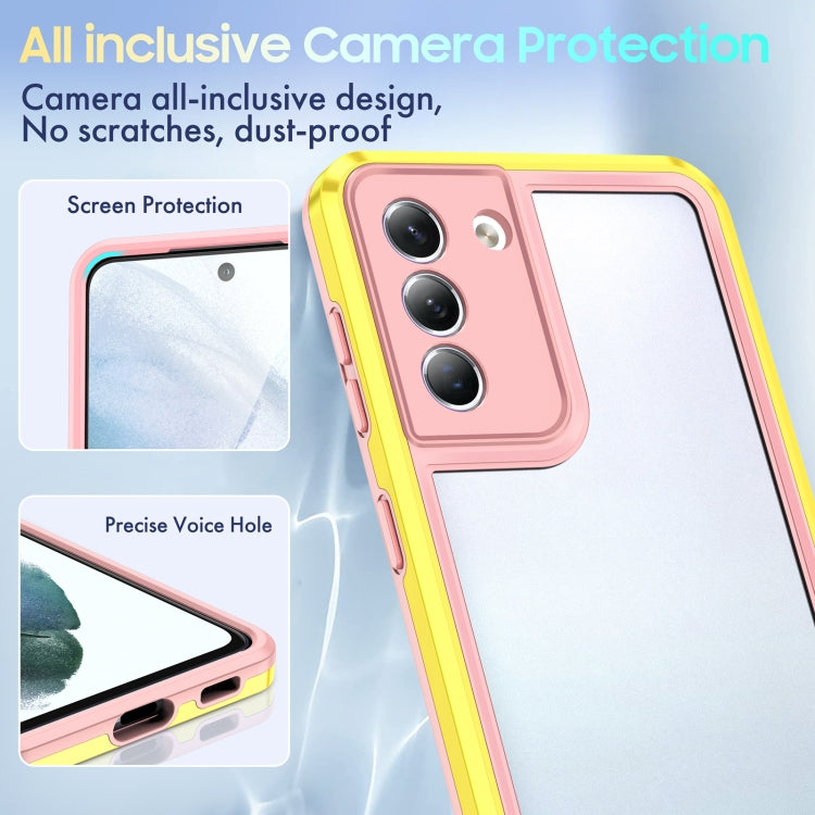 For Samsung Galaxy S21 5G Bright Skin Feel PC + TPU Protective Phone Case