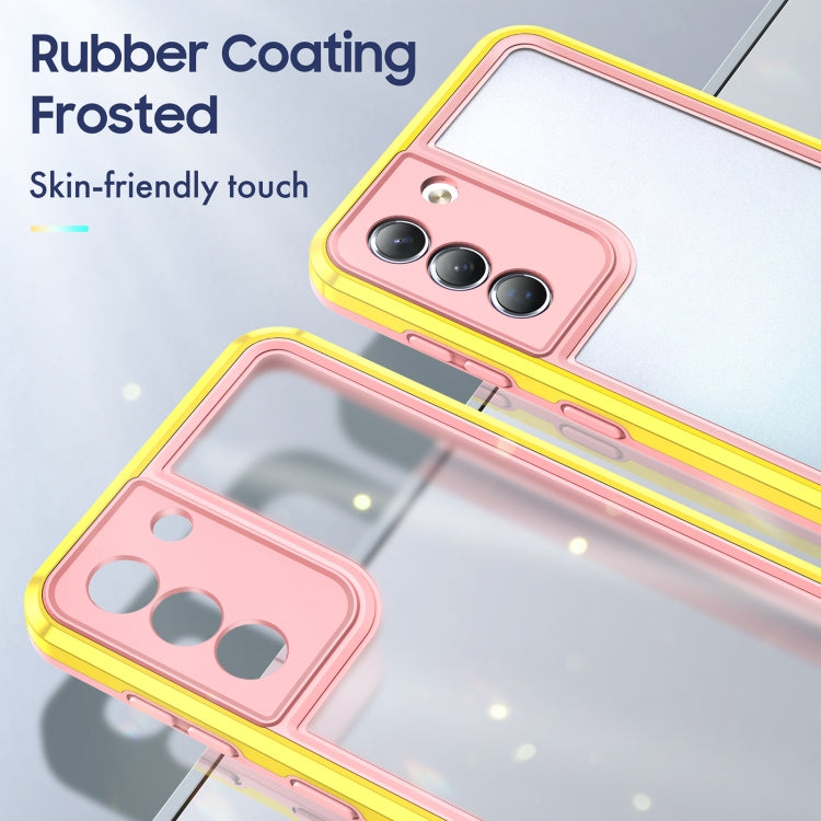 For Samsung Galaxy S21 5G Bright Skin Feel PC + TPU Protective Phone Case