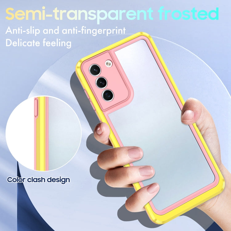 For Samsung Galaxy S21 5G Bright Skin Feel PC + TPU Protective Phone Case