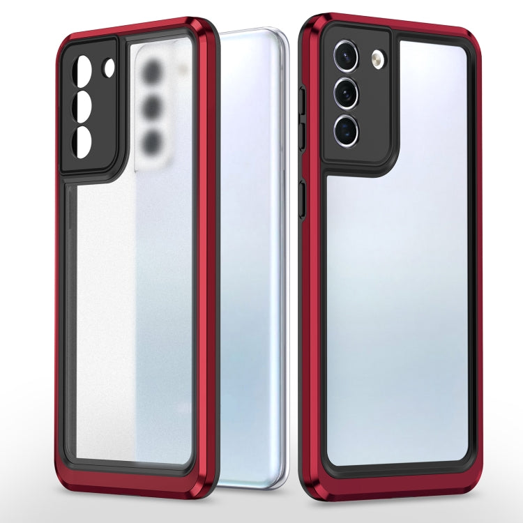 For Samsung Galaxy S21 5G Bright Skin Feel PC + TPU Protective Phone Case