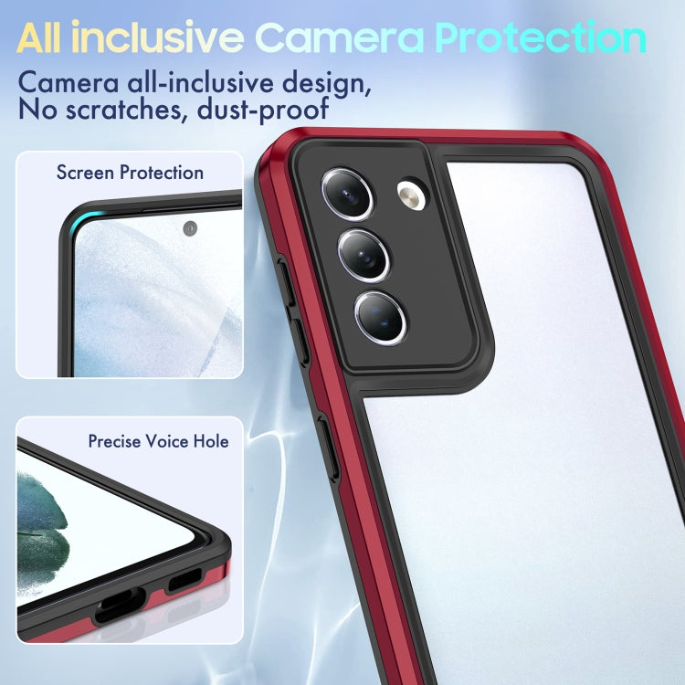 For Samsung Galaxy S21 5G Bright Skin Feel PC + TPU Protective Phone Case