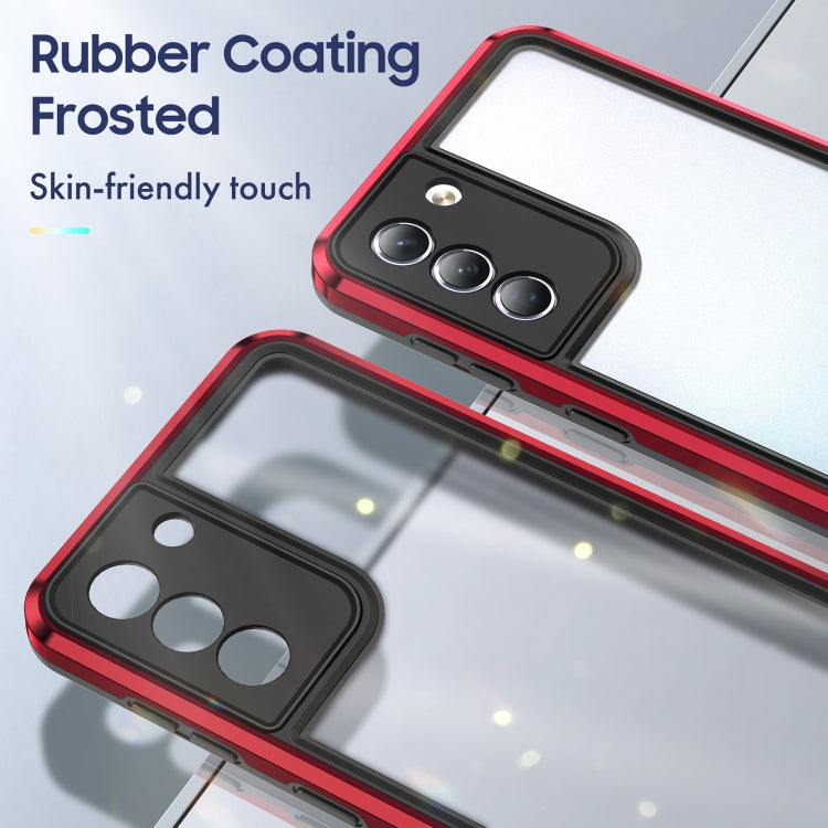 For Samsung Galaxy S21 5G Bright Skin Feel PC + TPU Protective Phone Case