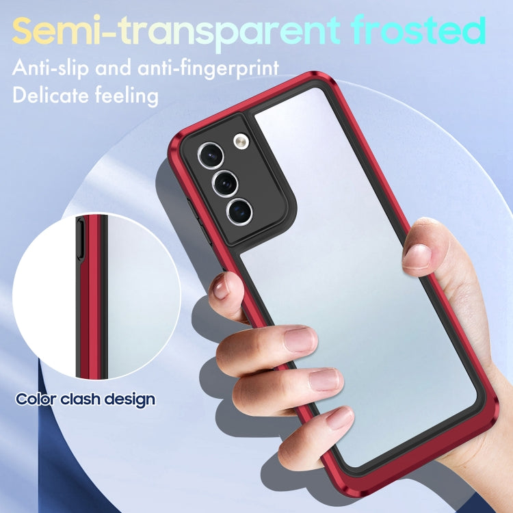 For Samsung Galaxy S21 5G Bright Skin Feel PC + TPU Protective Phone Case