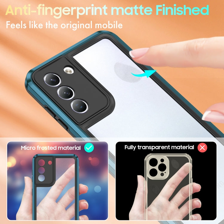 For Samsung Galaxy S21 5G Bright Skin Feel PC + TPU Protective Phone Case