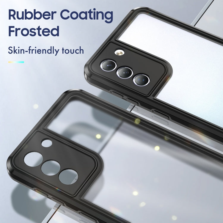 For Samsung Galaxy S21 5G Bright Skin Feel PC + TPU Protective Phone Case