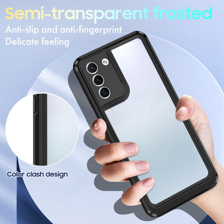 For Samsung Galaxy S21 5G Bright Skin Feel PC + TPU Protective Phone Case