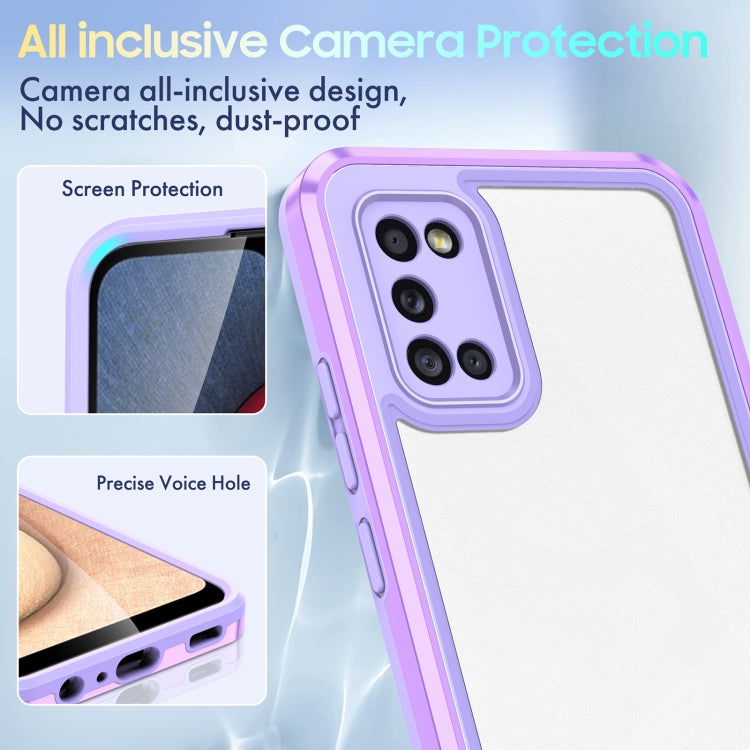 For Samsung Galaxy A02s / A03s / A02 Bright Skin Feel PC + TPU Protective Phone Case