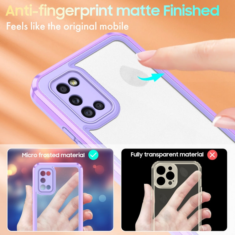 For Samsung Galaxy A02s / A03s / A02 Bright Skin Feel PC + TPU Protective Phone Case