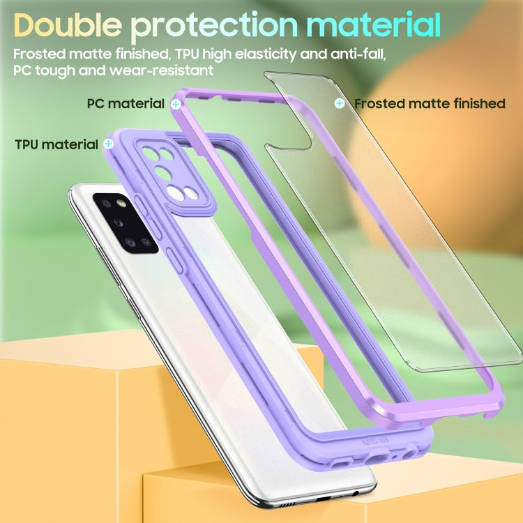 For Samsung Galaxy A02s / A03s / A02 Bright Skin Feel PC + TPU Protective Phone Case