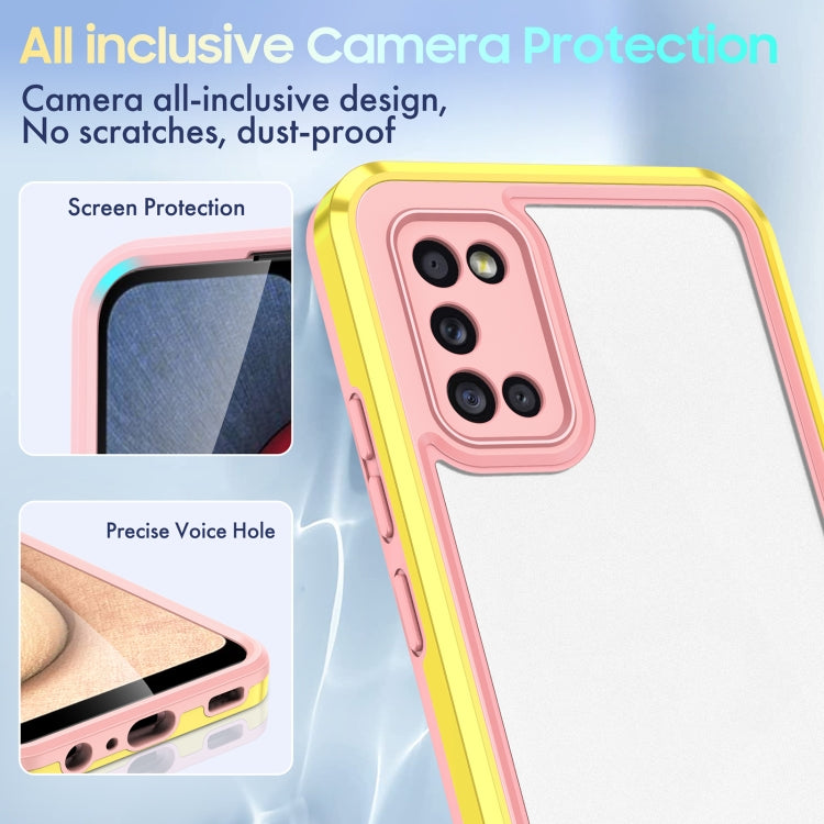 For Samsung Galaxy A02s / A03s / A02 Bright Skin Feel PC + TPU Protective Phone Case