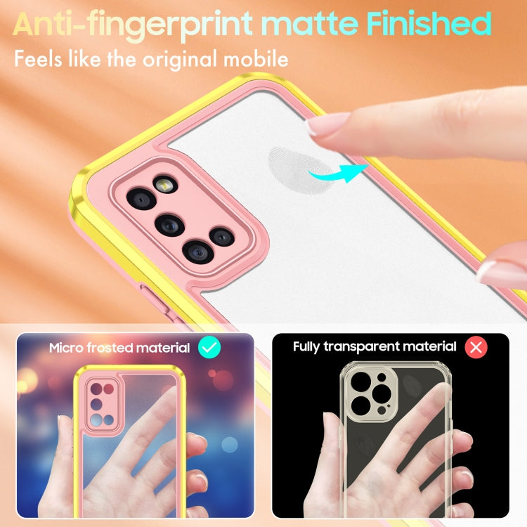 For Samsung Galaxy A02s / A03s / A02 Bright Skin Feel PC + TPU Protective Phone Case