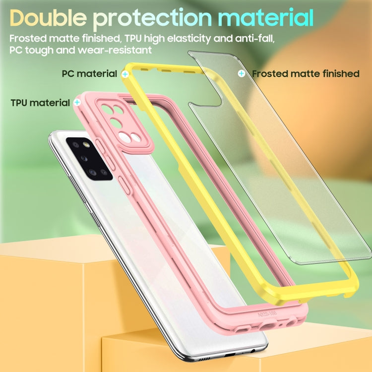 For Samsung Galaxy A02s / A03s / A02 Bright Skin Feel PC + TPU Protective Phone Case