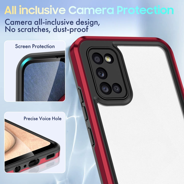 For Samsung Galaxy A02s / A03s / A02 Bright Skin Feel PC + TPU Protective Phone Case