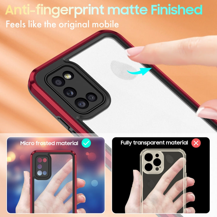 For Samsung Galaxy A02s / A03s / A02 Bright Skin Feel PC + TPU Protective Phone Case