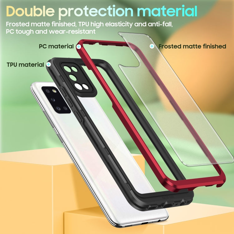 For Samsung Galaxy A02s / A03s / A02 Bright Skin Feel PC + TPU Protective Phone Case