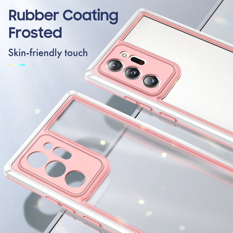 For Samsung Galaxy Note20 Ultra Bright Skin Feel PC + TPU Protective Phone Case