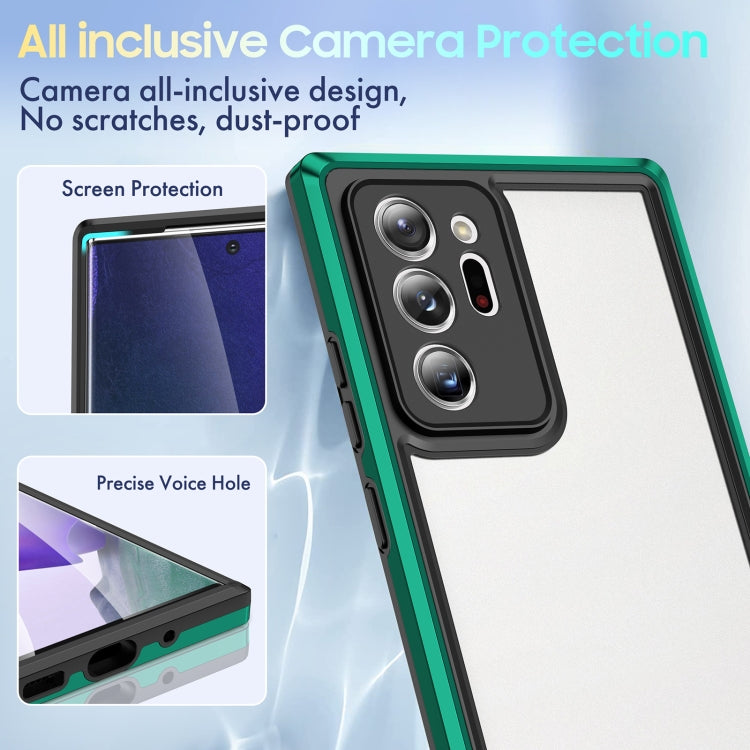 For Samsung Galaxy Note20 Ultra Bright Skin Feel PC + TPU Protective Phone Case