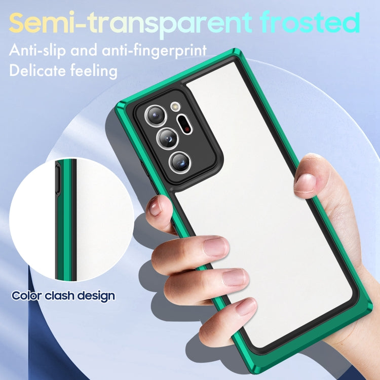 For Samsung Galaxy Note20 Ultra Bright Skin Feel PC + TPU Protective Phone Case