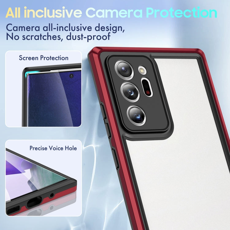 For Samsung Galaxy Note20 Ultra Bright Skin Feel PC + TPU Protective Phone Case