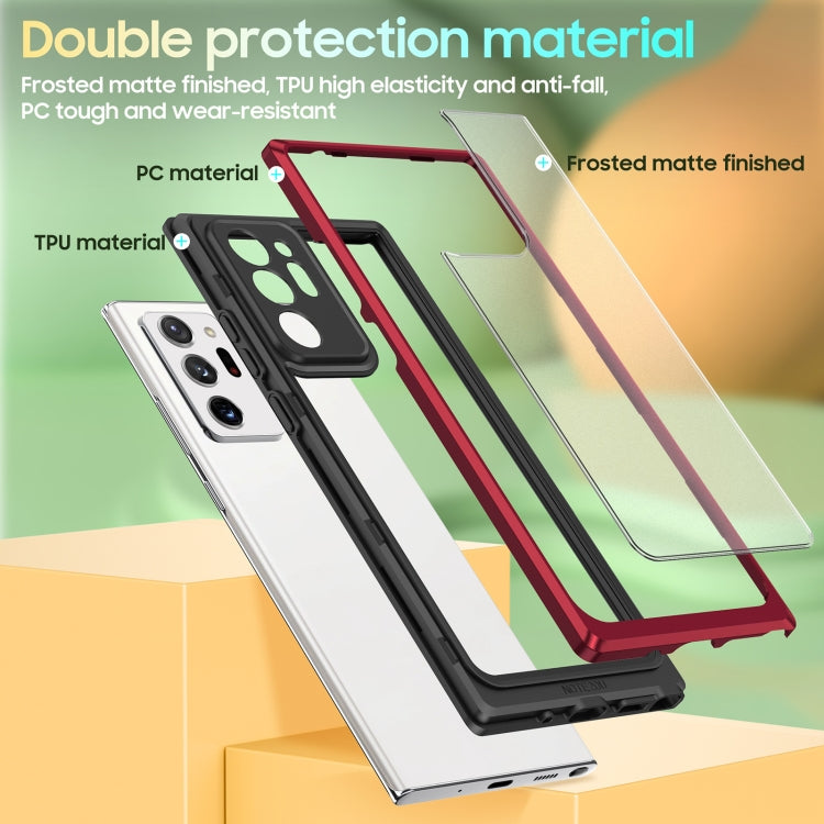 For Samsung Galaxy Note20 Ultra Bright Skin Feel PC + TPU Protective Phone Case