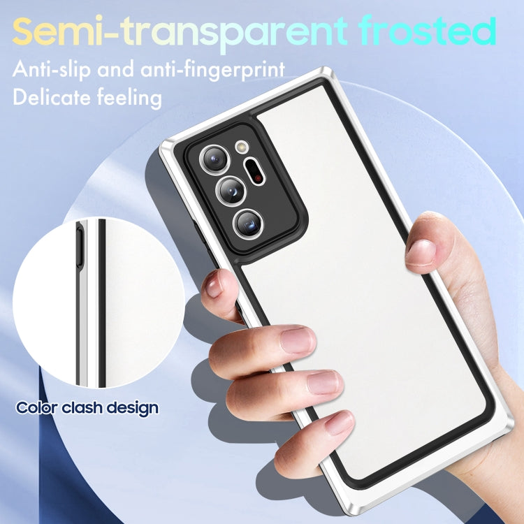 For Samsung Galaxy Note20 Ultra Bright Skin Feel PC + TPU Protective Phone Case