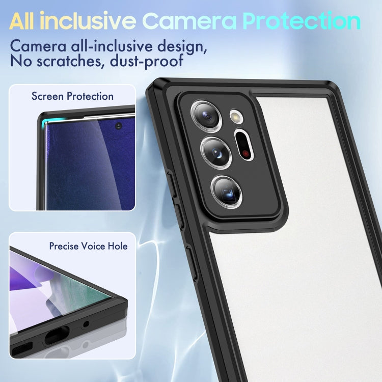 For Samsung Galaxy Note20 Ultra Bright Skin Feel PC + TPU Protective Phone Case