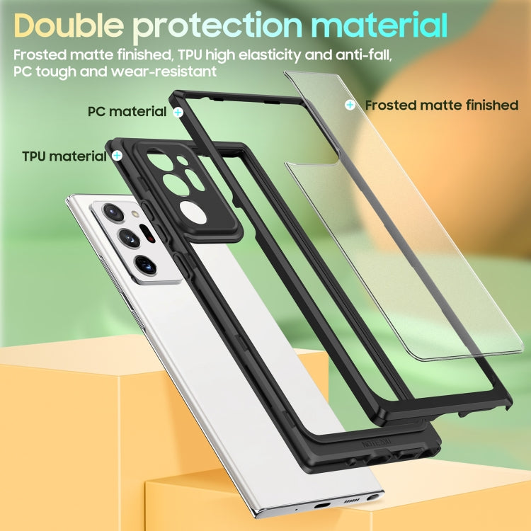 For Samsung Galaxy Note20 Ultra Bright Skin Feel PC + TPU Protective Phone Case