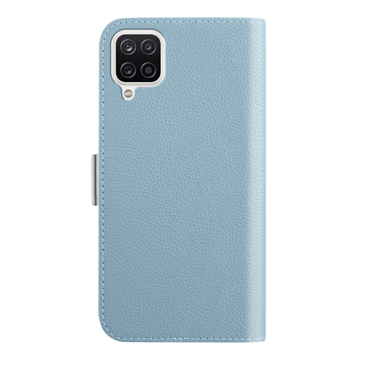 For Samsung Galaxy A12 Candy Color Litchi Texture Leather Phone Case
