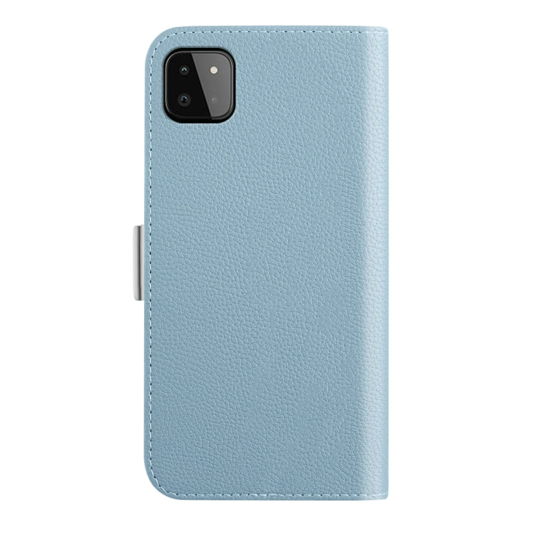 For Samsung Galaxy A22 5G Candy Color Litchi Texture Leather Phone Case