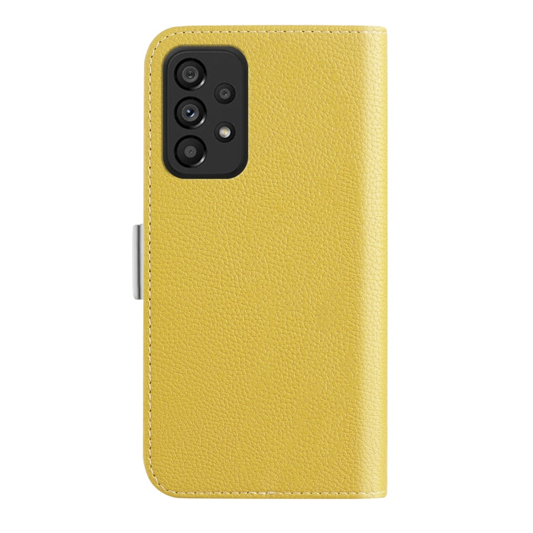 For Samsung Galaxy A53 Candy Color Litchi Texture Leather Phone Case