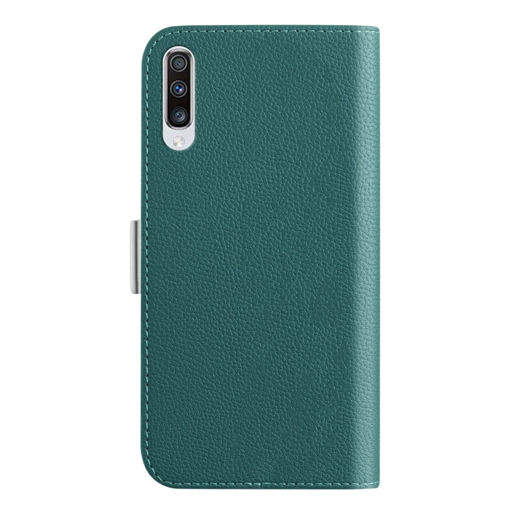 For Samsung Galaxy A70 Candy Color Litchi Texture Leather Phone Case