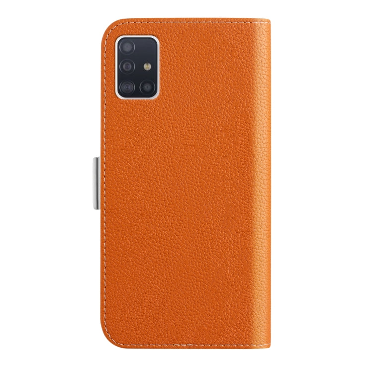For Samsung Galaxy A71 4G Candy Color Litchi Texture Leather Phone Case