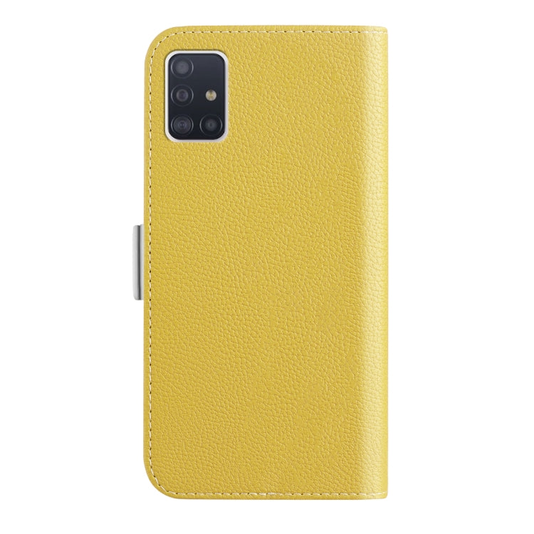 For Samsung Galaxy A71 4G Candy Color Litchi Texture Leather Phone Case