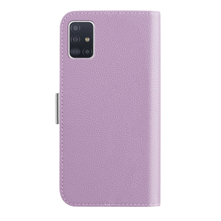 For Samsung Galaxy A71 4G Candy Color Litchi Texture Leather Phone Case