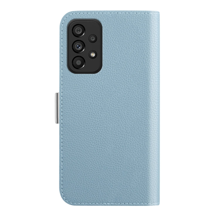 For Samsung Galaxy A73 Candy Color Litchi Texture Leather Phone Case